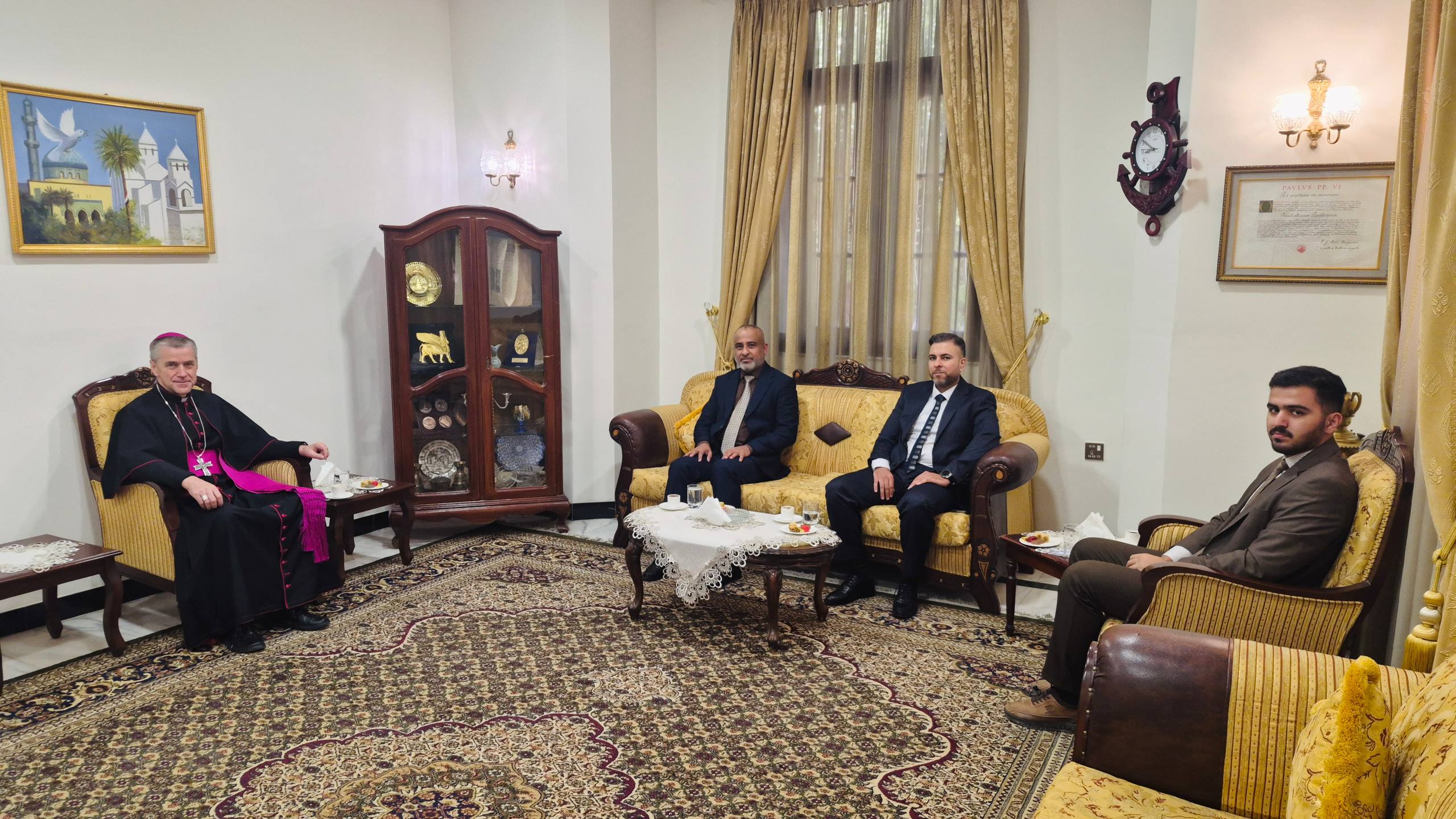 ملتقى النبأ للحوار والسفير البابوي.. حوار متجدد يبحث آفاق التعاون وتحديات المستقبل